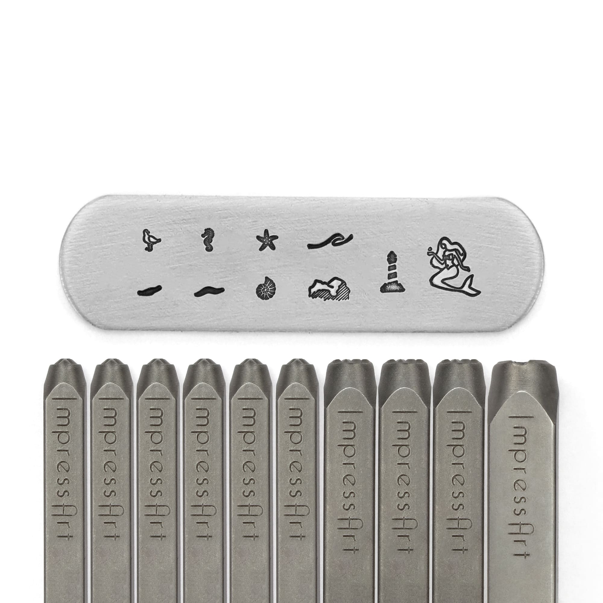 ImpressArt® Coastal Metal Stamps Pack